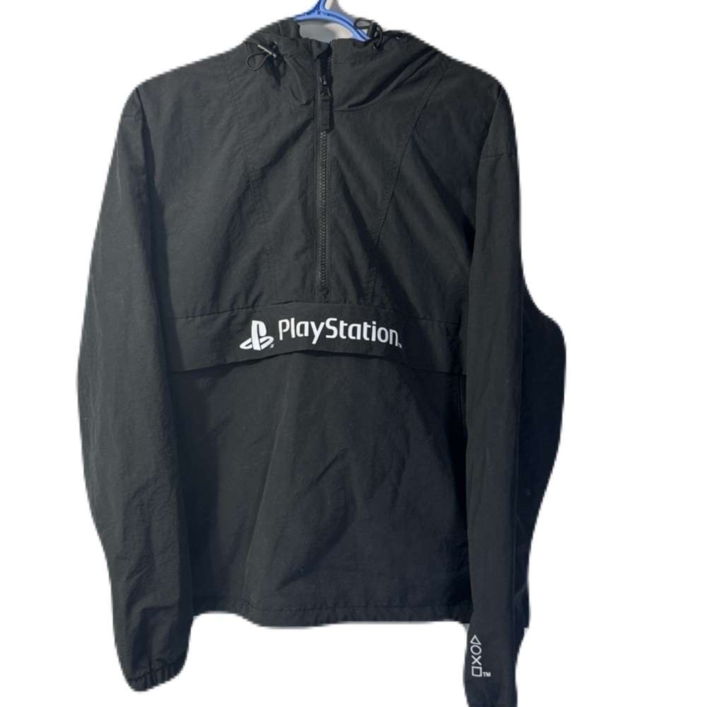 H&M Sony PlayStation Windbreaker Pullover Sz S 
Y2K Retro